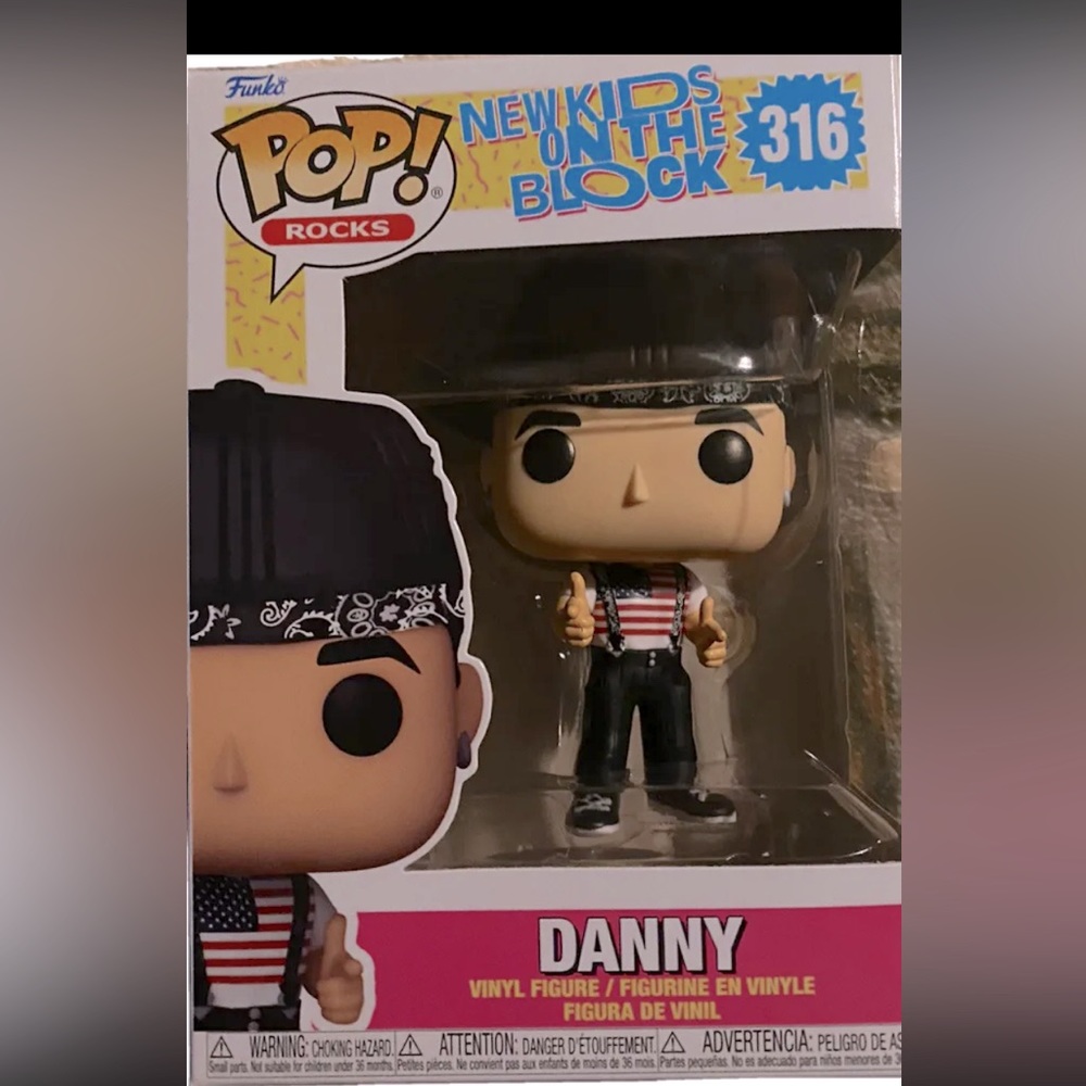 🙀NIB! Danny #316 - New Kids On The Block Funko Pop! Rocks